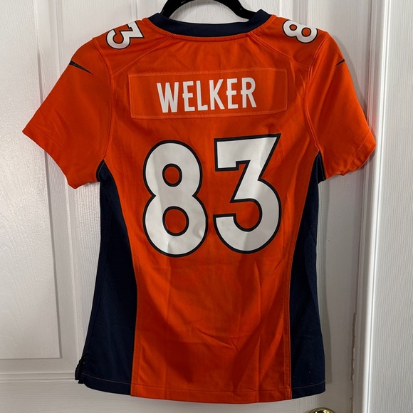 Broncos NFL Orange and Navy Jersey with Number 83 - Picture 4 of 4